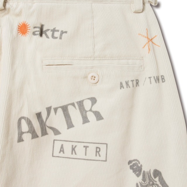 AKTR ADJUST FIT MEMORIAL PANTS ECRU ワークパンツ アクター 126-005020 画像3