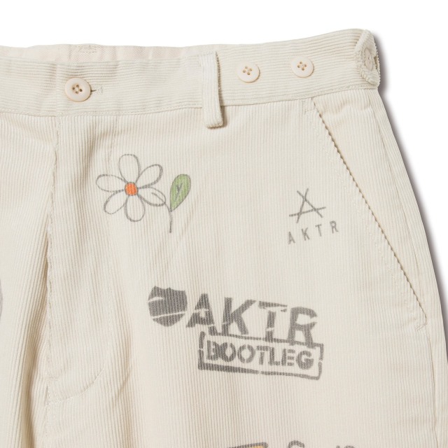AKTR ADJUST FIT MEMORIAL PANTS ECRU ワークパンツ アクター 126-005020 画像4