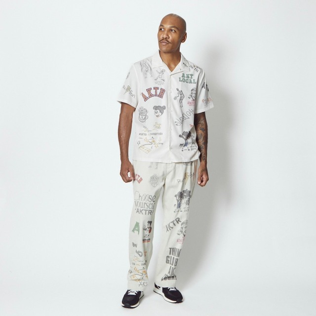 AKTR ADJUST FIT MEMORIAL PANTS ECRU ワークパンツ アクター 126-005020 画像5