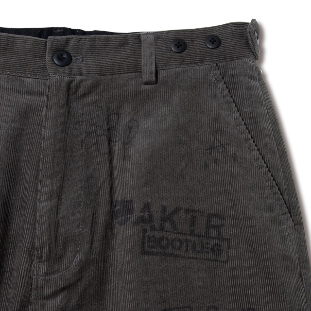 AKTR ADJUST FIT MEMORIAL PANTS GY ワークパンツ アクター 126-005020-BK 画像3