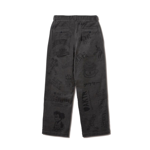 AKTR ADJUST FIT MEMORIAL PANTS GY ワークパンツ アクター 126-005020-BK 画像2