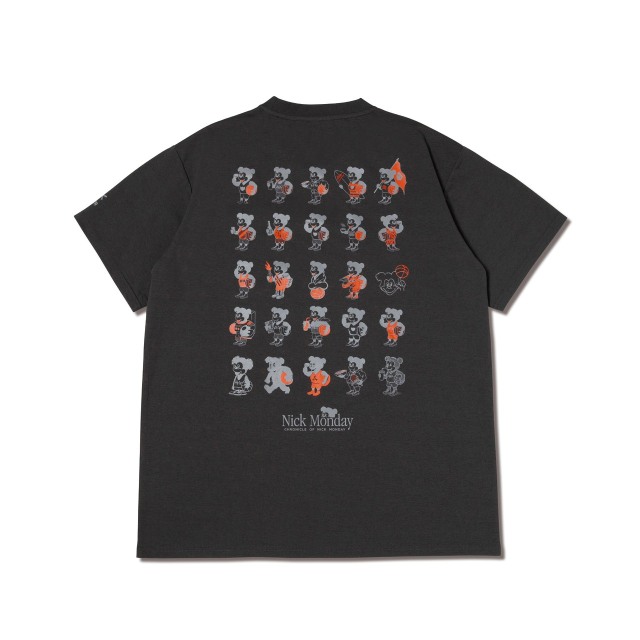 AKTR NICK CHRONICLE SPORTS TEE GY Tシャツ アクター 126-004005-GY 画像2