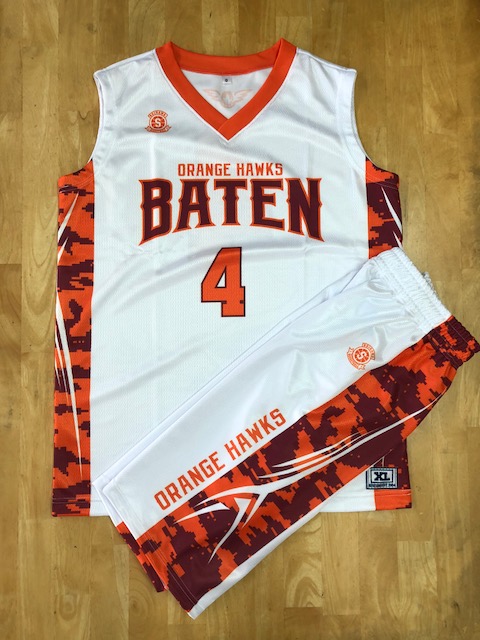 　馬天小学校女子（沖縄県小学校チーム）　昇華ユニフォーム baten