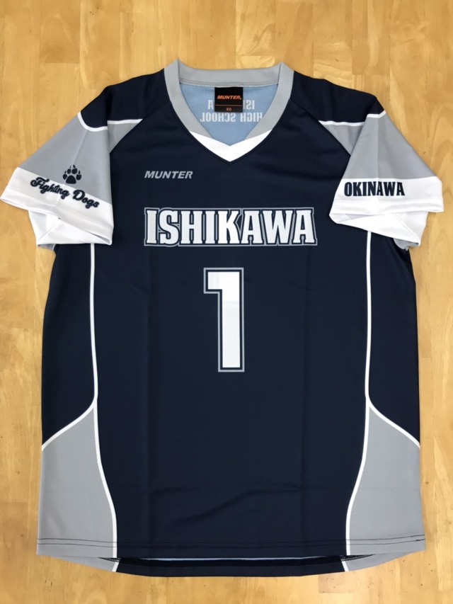 　石川高校女子バレー部（高校）　昇華ゲームシャツ ishikawa 画像2