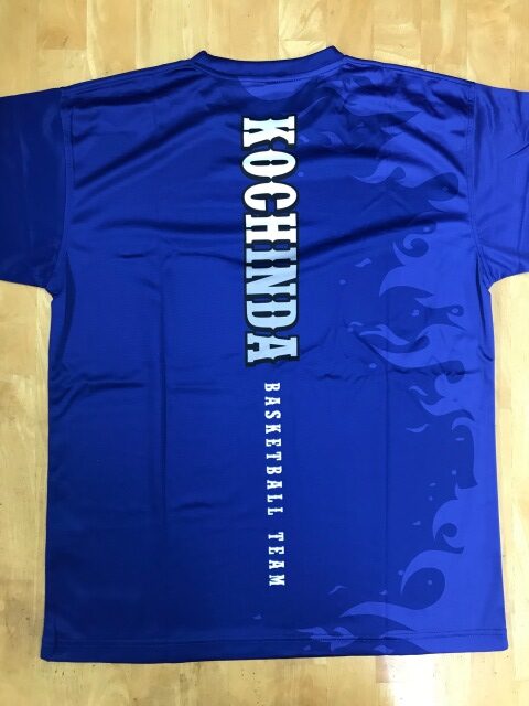 　東風平中男子バスケットボール部（中学校）　昇華Tシャツ kochinda 画像2