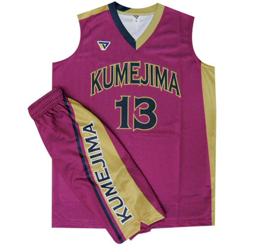 　久米島高校（女子）チームユニフォーム〔濃色〕 kumejimahighgirlyn2