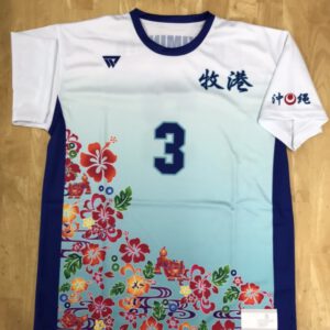 　牧港小女子ハンド（小学校）　昇華Tシャツ makiminato