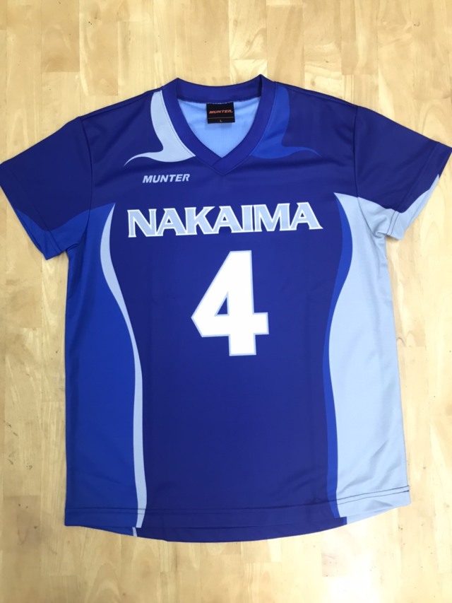 　仲井真中女子バレー部（中学校）　昇華ゲームシャツ nakaimavl 画像3