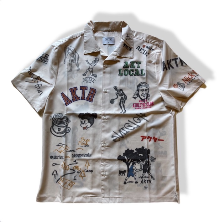 AKTR MEMORIAL SHIRT ECRU シャツ 126-036010 画像2
