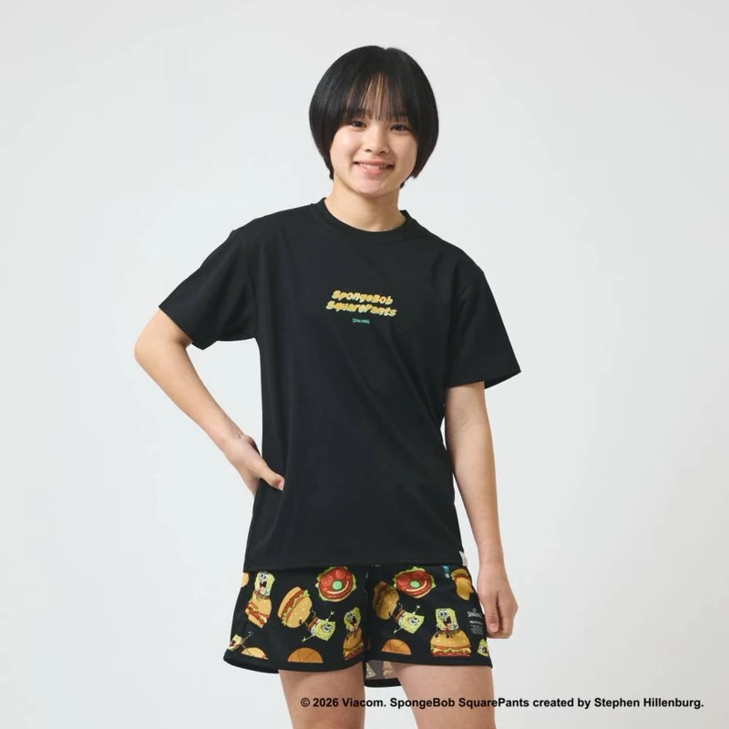 SPALDING 　ジュニア Tシャツ スポンジ・ボブ プリティ パティーズ ルール SJT26152S 画像13