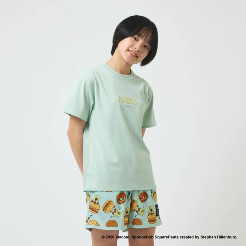 SPALDING 　ジュニア Tシャツ スポンジ・ボブ プリティ パティーズ ルール SJT26152S 画像11