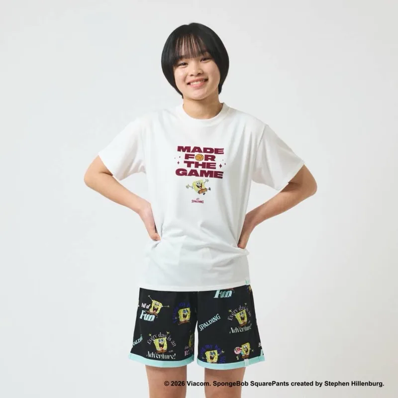 SPALDING  ジュニアTシャツ スポンジ・ボブ マイ フェイバリット シングス SJT26150 画像9