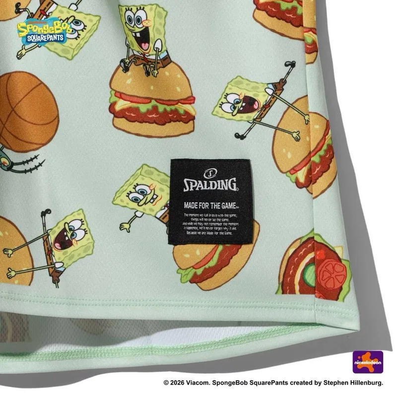 SPALDING プラクティスパンツ スポンジ・ボブ オールウェイズ ハングリー  SMP26127S 画像7