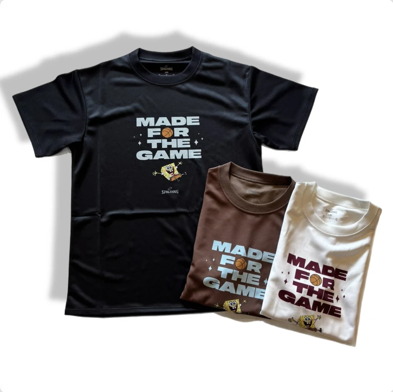 SPALDING  ジュニアTシャツ スポンジ・ボブ マイ フェイバリット シングス SJT26150