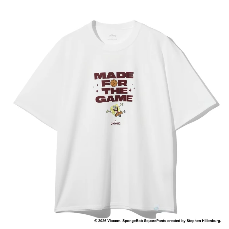 SPALDING  ジュニアTシャツ スポンジ・ボブ マイ フェイバリット シングス SJT26150 画像2