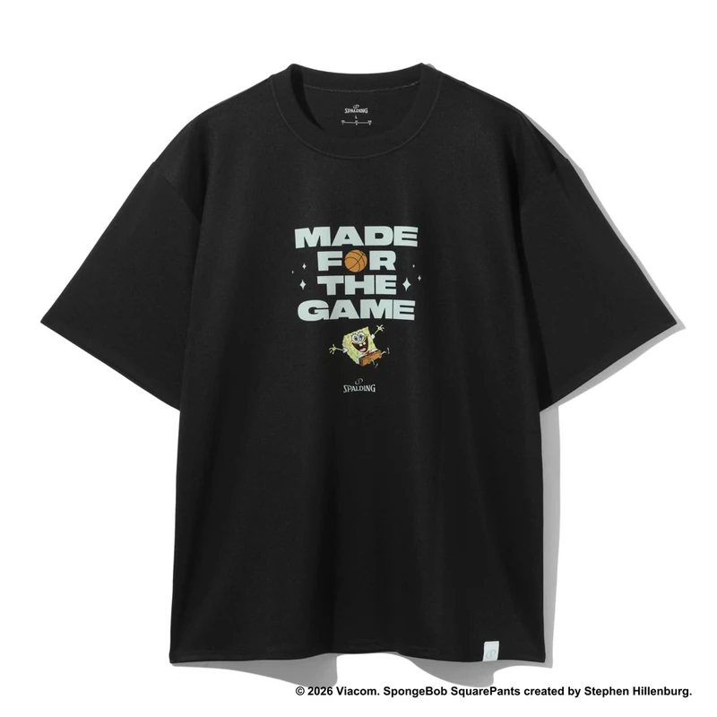 SPALDING  ジュニアTシャツ スポンジ・ボブ マイ フェイバリット シングス SJT26150 画像3