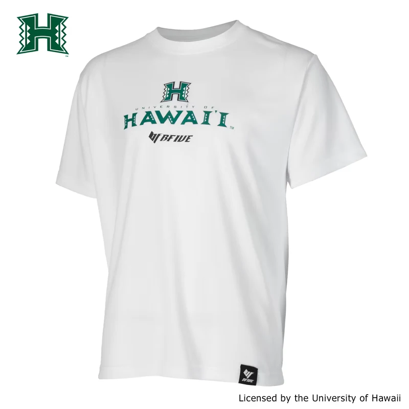 BFIVE HAWAII EMBLEM TEE WHITE 23910