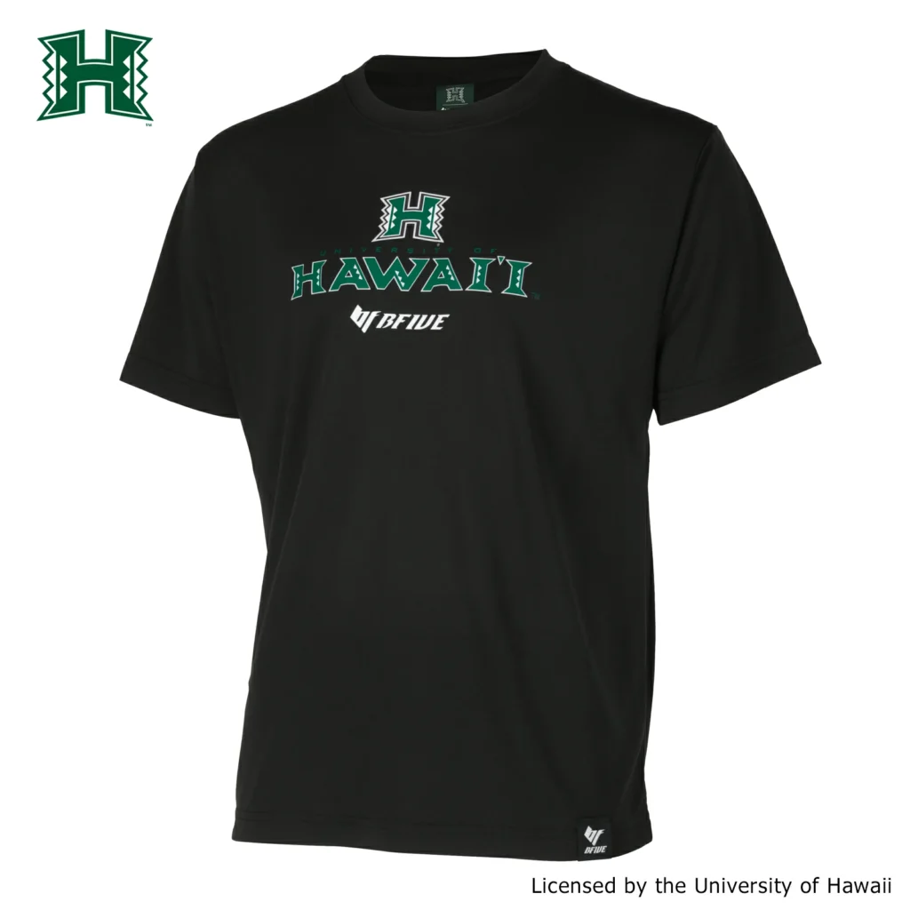 BFIVE HAWAII EMBLEM TEE BLACK  23911