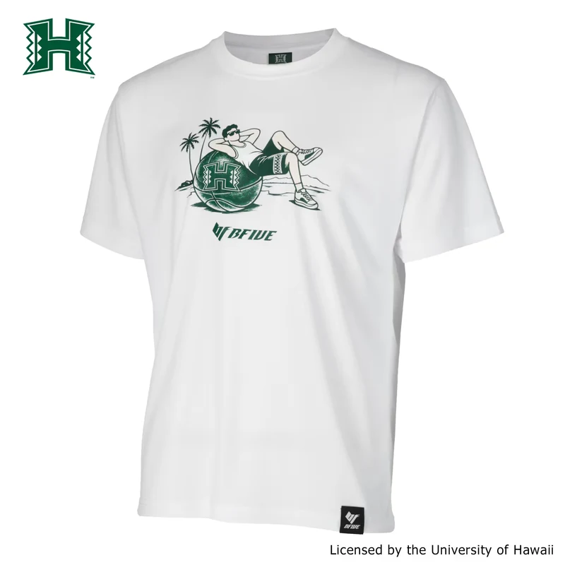 BFIVE HAWAII BEACHCHILL TEE WHITE  23912