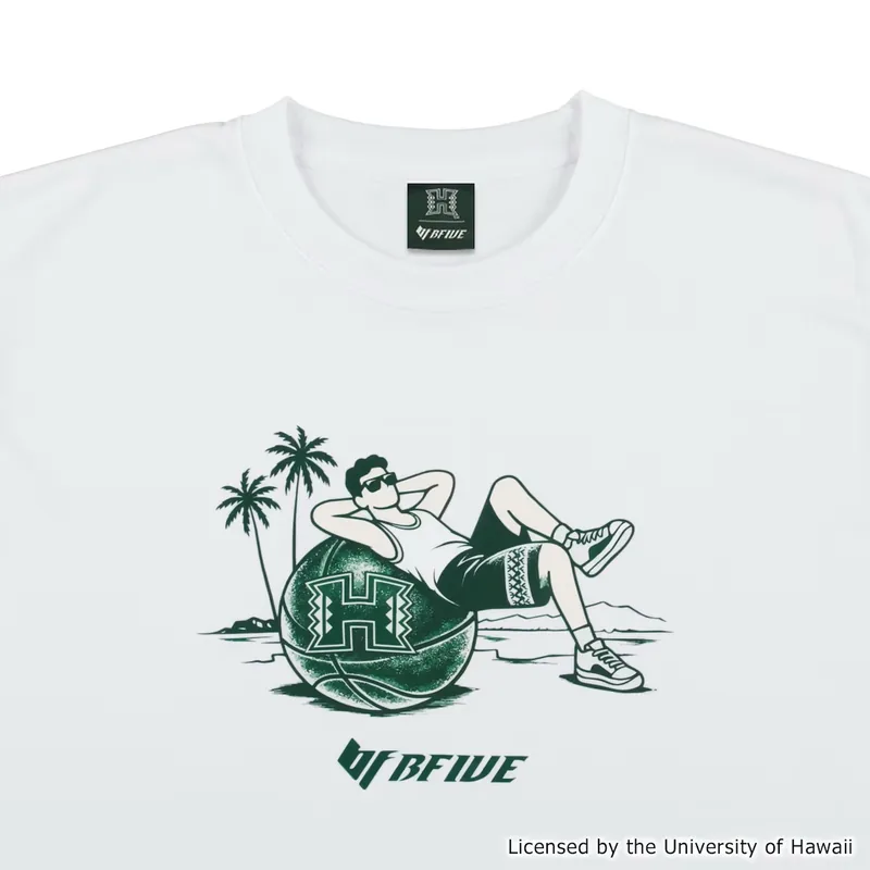 BFIVE HAWAII BEACHCHILL TEE WHITE  23912 画像5