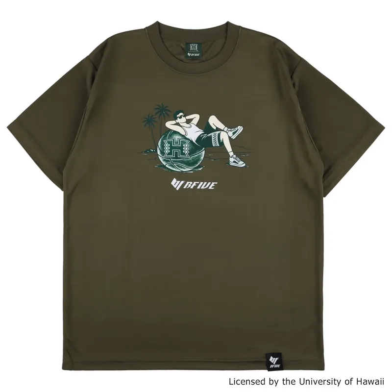 BFIVE HAWAII BEACHCHILL TEE OLIVE  23913 画像2