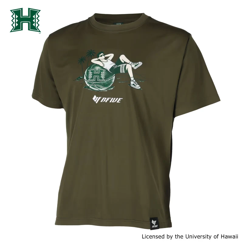 BFIVE HAWAII BEACHCHILL TEE OLIVE  23913