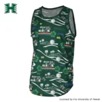 HAWAII ALOHAHOOPS TANKTOP DARKGREEN　23940 画像2