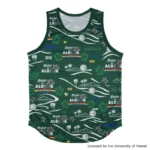 HAWAII ALOHAHOOPS TANKTOP DARKGREEN　23940 画像3
