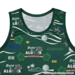 HAWAII ALOHAHOOPS TANKTOP DARKGREEN　23940 画像5