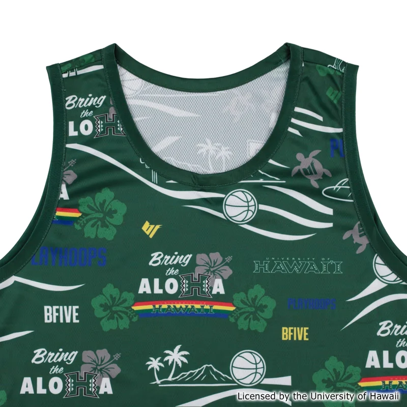 HAWAII ALOHAHOOPS TANKTOP DARKGREEN　23940 画像5