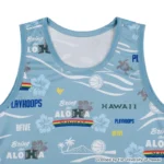 BFIVE HAWAII ALOHAHOOPS TANKTOP LIGHTBLUE　23941 画像5