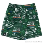 HAWAII ALOHAHOOPS SHORTS DARKGREEN [膝上丈] | バスケ 練習着-23942 画像3
