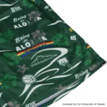 HAWAII ALOHAHOOPS SHORTS DARKGREEN [膝上丈] | バスケ 練習着-23942 画像6
