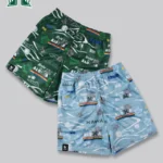 HAWAII ALOHAHOOPS SHORTS DARKGREEN [膝上丈] | バスケ 練習着-23942 画像1