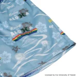 HAWAII ALOHAHOOPS SHORTS LIGHTBLUE [膝上丈] | バスケ 練習着　23943 画像6