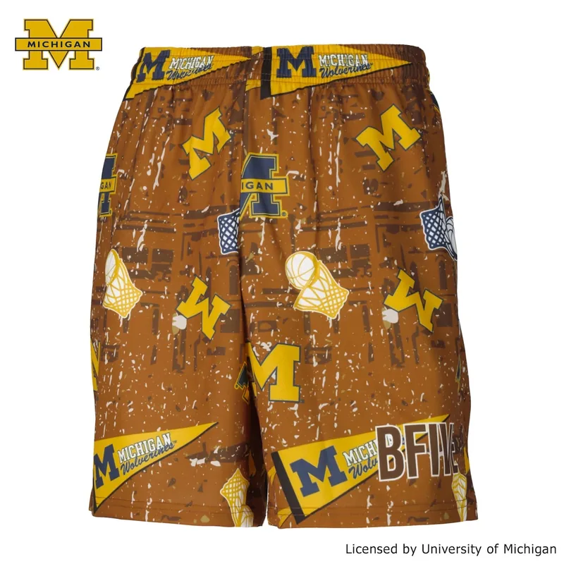 BFIVE　MICHIGAN STREET SHORTS BROWN [膝上丈] | バスケ 練習着23945