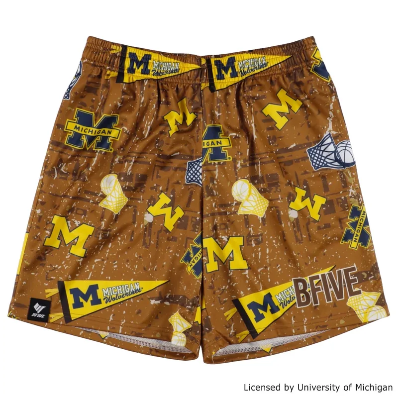 BFIVE　MICHIGAN STREET SHORTS BROWN [膝上丈] | バスケ 練習着23945 画像2