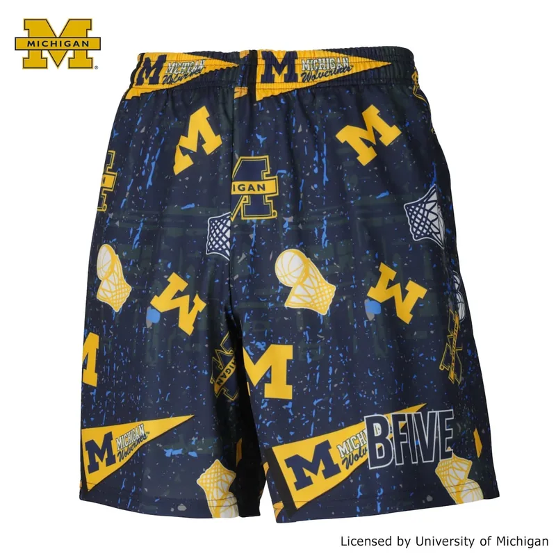 BFIVE　MICHIGAN STREET SHORTS NAVY [膝上丈] | バスケ 練習着　23946