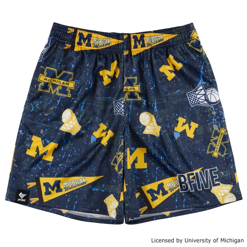 BFIVE　MICHIGAN STREET SHORTS NAVY [膝上丈] | バスケ 練習着　23946 画像2