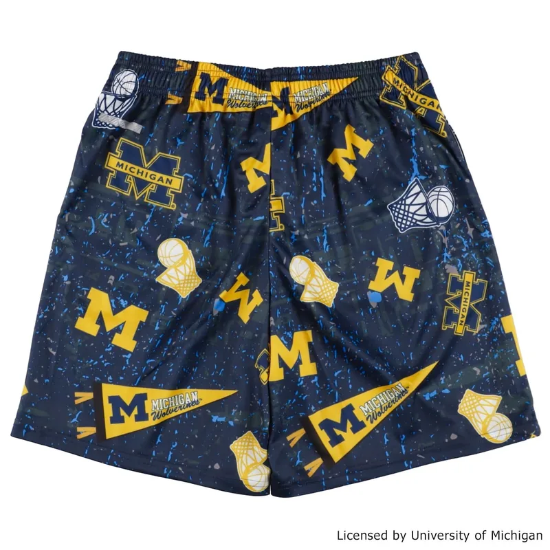 BFIVE　MICHIGAN STREET SHORTS NAVY [膝上丈] | バスケ 練習着　23946 画像3