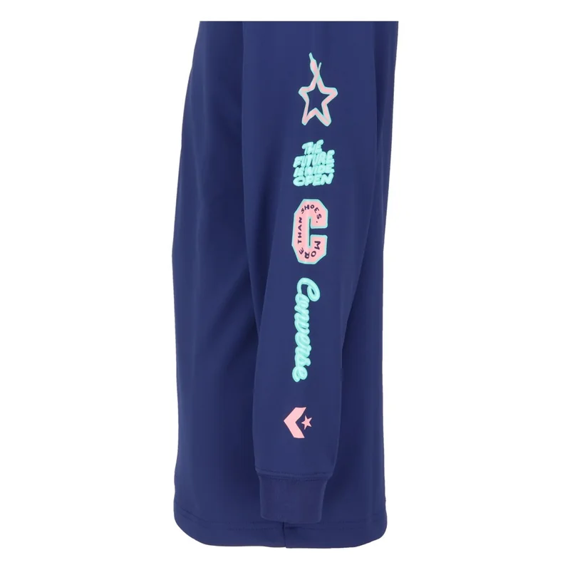 CONVERSE  Jrプリントロングスリーブシャツ-CB462356L 画像14