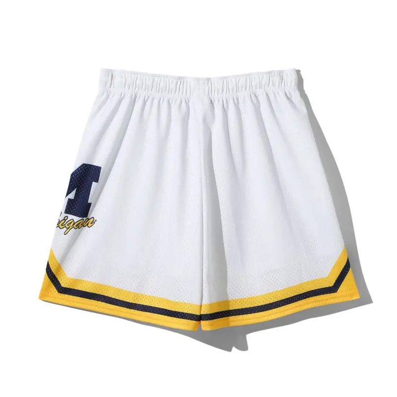 SPALDING ジャージーショーツ ミシガン M ロゴ クラシック SMP26141M 画像4