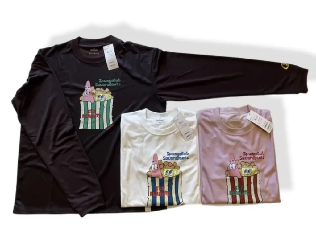 SPALDING 　ジュニア ロングスリーブTシャツ スポンジ･ボブ シーピーナッツ SJT26154S
