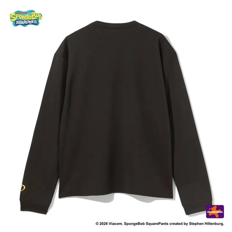 SPALDING 　ジュニア ロングスリーブTシャツ スポンジ･ボブ シーピーナッツ SJT26154S 画像4