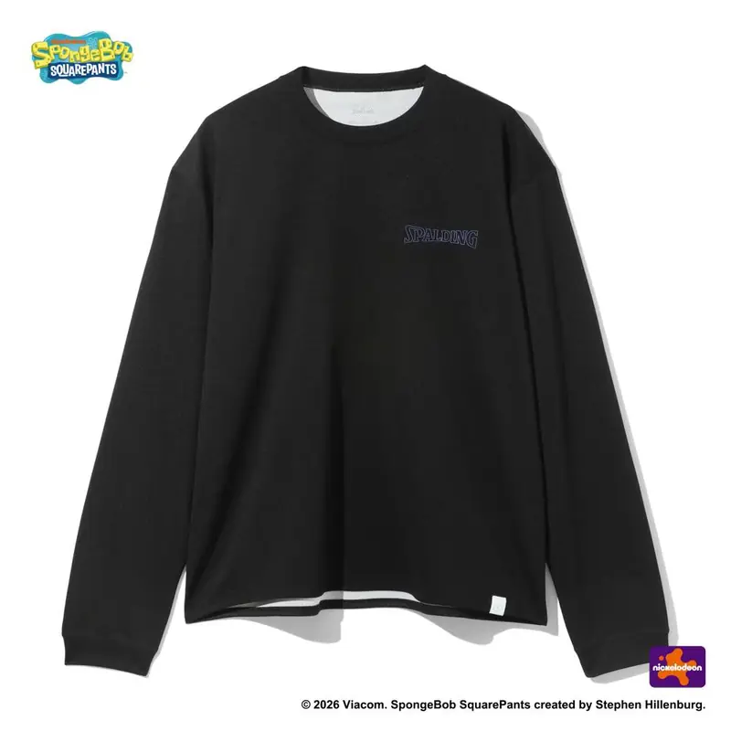 SPALDING ロングスリーブTシャツ スポンジ･ボブ チル SMT26130S 画像6