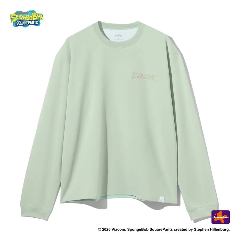 SPALDING ロングスリーブTシャツ スポンジ･ボブ チル SMT26130S 画像4