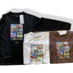 SPALDING ジュニアロングスリーブTシャツ スポンジ･ボブ ビッグフェイス キャラクターズ SJT26157S 画像1