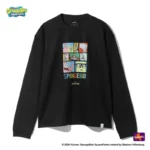 SPALDING ジュニアロングスリーブTシャツ スポンジ･ボブ ビッグフェイス キャラクターズ SJT26157S 画像4
