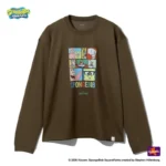 SPALDING ジュニアロングスリーブTシャツ スポンジ･ボブ ビッグフェイス キャラクターズ SJT26157S 画像3