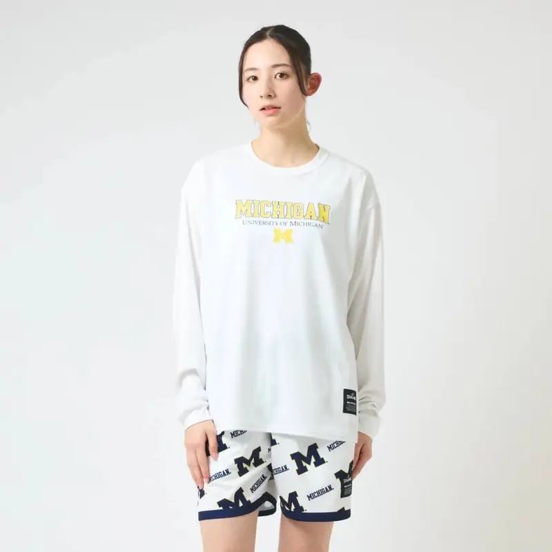 SPALDING ロングスリーブTシャツ ユニバーシティ オブ ミシガン SMT26137M 画像8